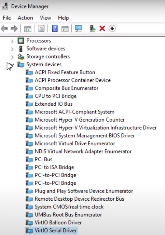 Windows configuration 8