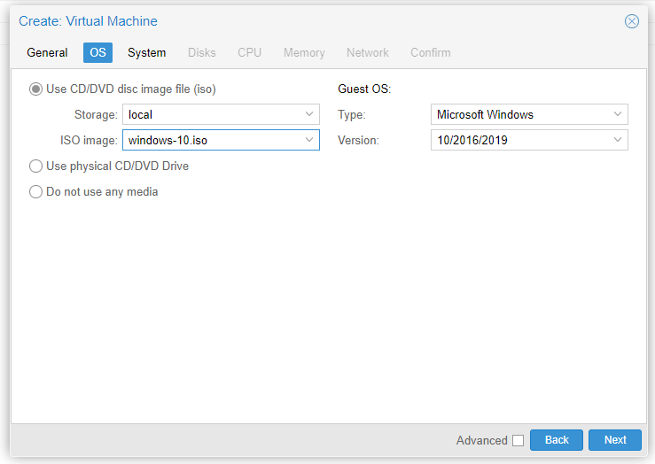 Create VM 3