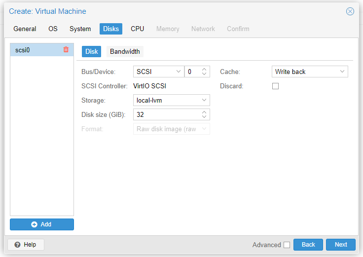 Create VM 5